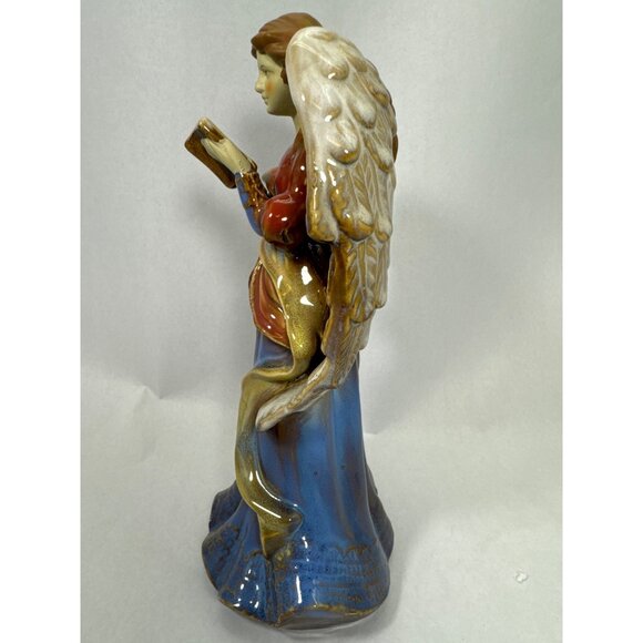 Vintage Ceramic Angel Of Peace hand painted Statue Figurine With Dove Of Peace 1 - Picture 5 of 8